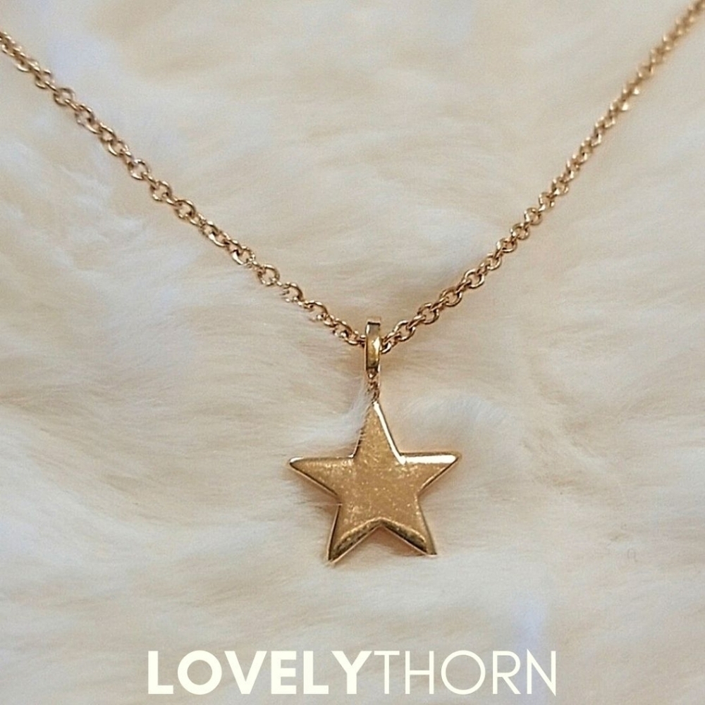 JULES SMITH // ltd ed rose gold "star struck" pendant necklace
